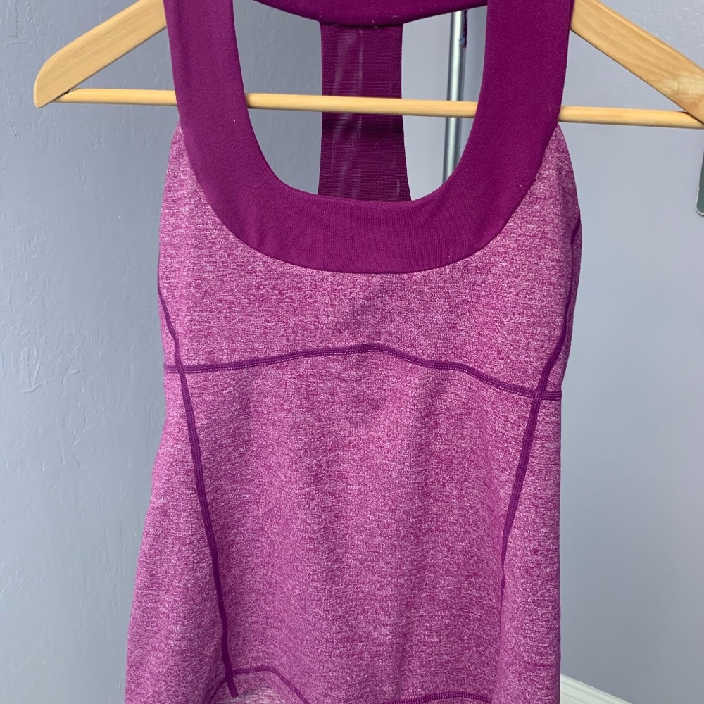 Lululemon Scoop Neck Tank Top Purple Size 6